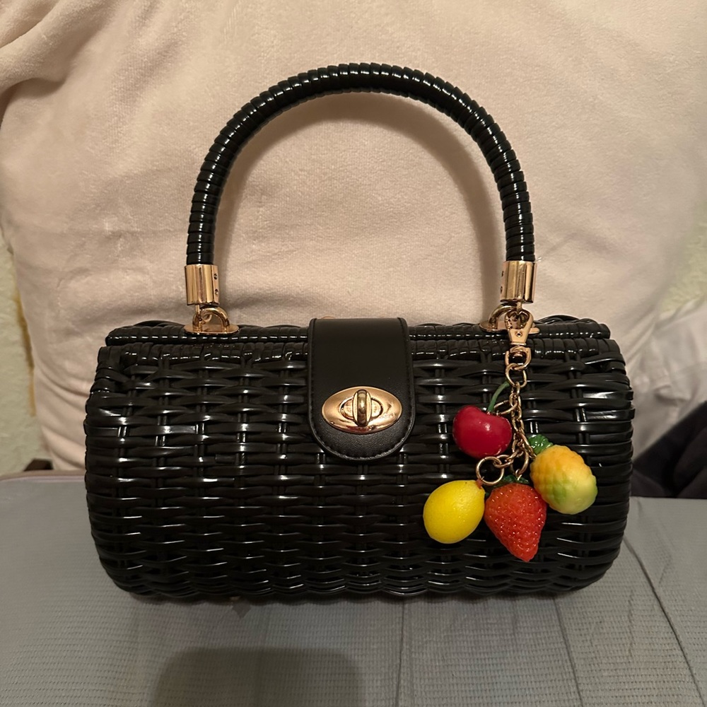 Pinup couture barrel handbag purse 🍓🍋🍍🍒